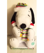 Peanuts Animated Musical Feliz Navidad Snoopy with Maracas Christmas Plush - £23.76 GBP