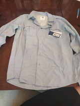 Nepallo Boys Trophy Quick Dry LS Shirt Color Blue Fog Size Medium Long S... - £23.35 GBP