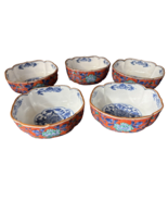 Vintage Japanese Imari Ware Porcelain Side Serving Dishes (5), Circa 1950s - $47.98 CAD