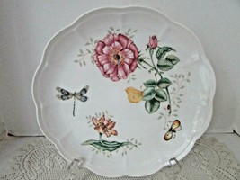 LENOX CHINA  DINNER PLATE BUTTERFLY MEADOW DRAGONFLY LAURIE LE LUYER 10-... - $16.78
