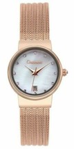 NEW Chaumont 1515 Womens Dessay Crystal Accented Mother of Pearl Rose Gold Watch - £16.78 GBP