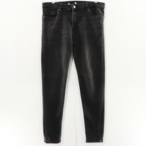 H &amp; M Womens Black Jeans Jeggings 12 Slim Fit Stretch 29&quot; Inseam 32&quot; Wai... - £18.44 GBP