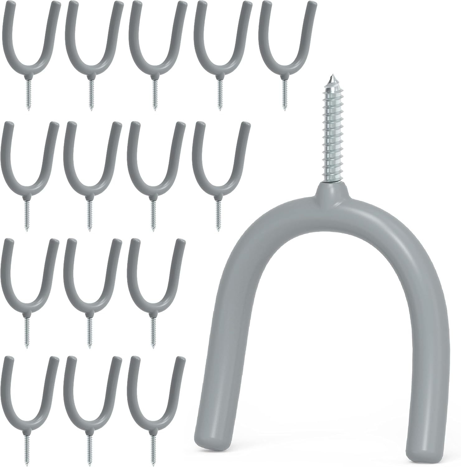 Poetiske Screw In U Utility Hooks Wall Mount Garage Storage Organizer Ha... - $31.99