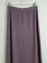 Eileen Fisher Women&#39;s Purple Mauve Long Maxi Skirt Made Of Italian Yarn ... - $59.35
