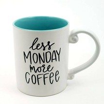 Monday Morning Coffee Mug Soup Cup Succulent Plant Holder 16oz (473ml) - £9.85 GBP