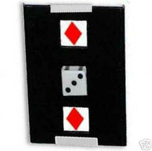 TRICKS CO JAPAN Dice Through Card Close up EXAMINABLE Magic Trick COLLEC... - $150.00
