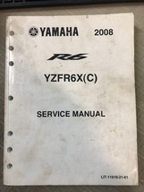 2008 Yamaha R6 R 6 YZFR6X C Moto Servizio Negozio Riparazione Manuale OEM Worn - £27.29 GBP