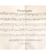 1899 Architect&#39;s Pen Strokes Font Victorian Lettering Example Penmanship... - $41.13 CAD