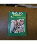 Atari Blackjack 2600 Cartridge 1978 Complete with Manual Tested Working ... - $14.85