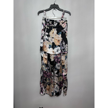 Midnight Laundry Womens Pajama Set Multicolor Black Floral Adjustable St... - $27.69