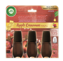 Air Wick Essential Mist Refill - Apple Cinnamon Medley - 0.67 Fl. Oz., Pack of 3 - £22.87 GBP