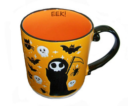Grim Reaper 74991 Salem Eek Halloween Ceramic Coffee Tea Mug Cup 21 oz Blue Sky - $22.77