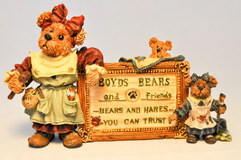 Boyds Bears &amp; Friends: Tessa, Ben &amp; Cissie ...A Sign Of The Times - 2299 - £11.88 GBP