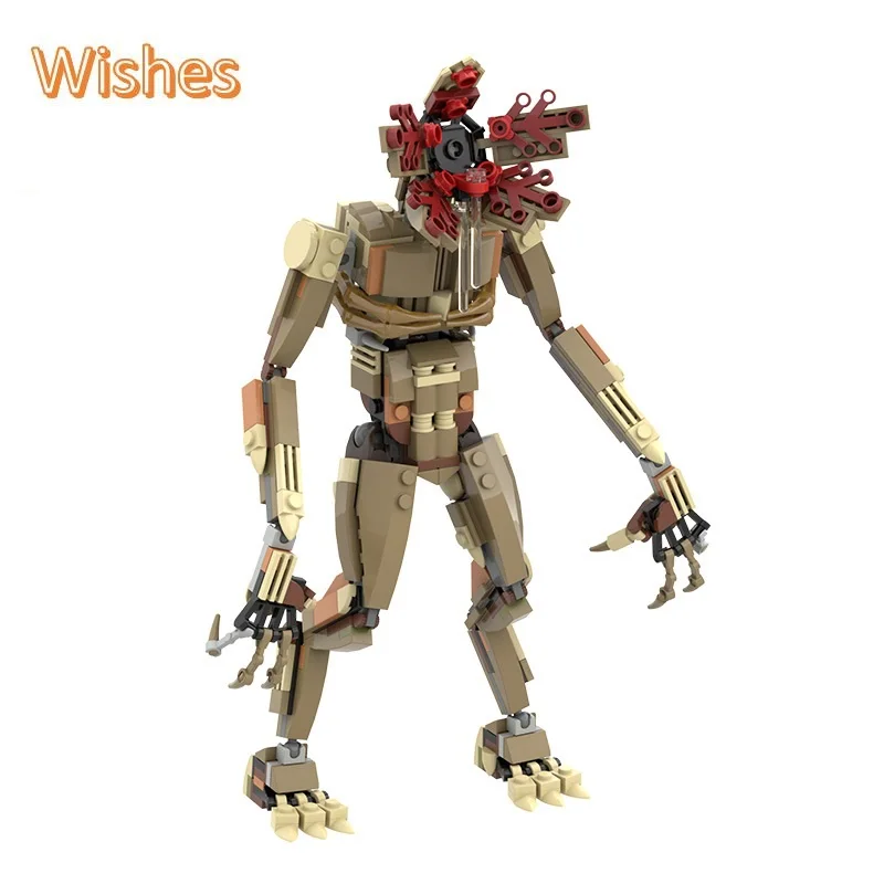 MOC Strangered Things TV Movie Figure Demogorgon Action Figure Brickhead - £19.34 GBP+