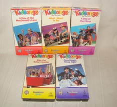 5x KidSongs VHS Video Lot - MacDonald&#39;s Farm, The Circus, Roller Coaster... - £23.70 GBP