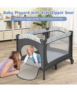 Multi-Functional Baby Playpen with Mattress and Removable Changing Table... - $148.99