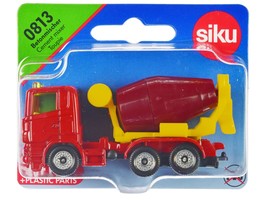 Cement Mixer Red and Yellow Diecast Model by Siku - $33.49
