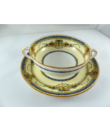 Antique Windsor Boullion 2 handled Bowl &amp; Saucer Minton England 1926 Exc... - £39.19 GBP