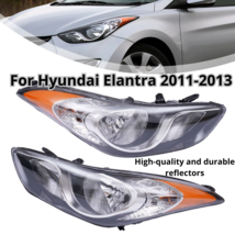 Halogen Headlamp 1 pcs for Hyundai Elantra 2011-2013 assembly fits LED Left side - $93.00