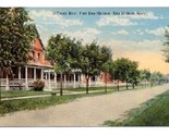 Officers Row Fort Des Moines Iowa Postcard - $10.89