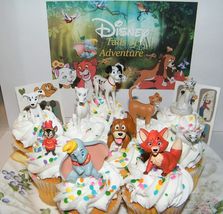 Disney Animal Friends Cake Toppers including Dumbo, Fox and Hound, and M... - $15.95