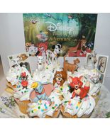 Disney Animal Friends Cake Toppers including Dumbo, Fox and Hound, and M... - £12.54 GBP