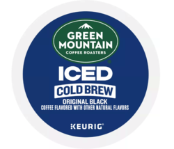 Green Mountain Original Black Cold Brew Brew Over Ice Coffee 20 Ct K-CUPS - £19.33 GBP