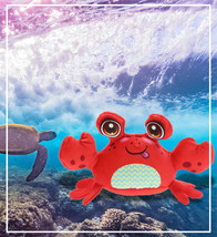 Red Crab Stuffed Animal Plush Toy, Baby First Sea Creature, 5.5 Inch - £21.34 GBP