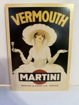 Martini &amp; Rossi Vermouth 5.5” Postcard Print Ad Advertising Paper VINTAGE STYLE - £3.12 GBP