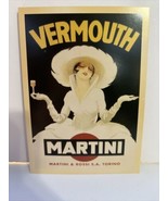 Martini &amp; Rossi Vermouth 5.5” Postcard Print Ad Advertising Paper VINTAG... - £3.09 GBP