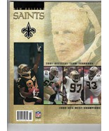 2001 New Orleans Saints Yearbook Deuce McAllister Rookie Season - £11.66 GBP