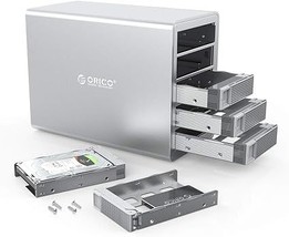 ORICO 5 Bay Raid Hard Drive Enclosure Aluminum SATA to USB 3.0 for 2.5/3.5 inch  - £377.52 GBP