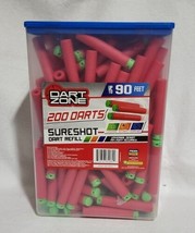 200 pc Universal Dart Zone Sureshot Refill Darts for NERF Elite 2.0 - Fly 90 ft - £11.70 GBP