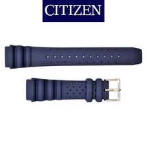 Genuine Citizen Watch Band Strap Blue Polyurethane 4-A14ST-01 BN0168-06L - £43.92 GBP