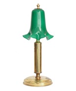 Art Deco Table Lamp &quot;GREEN DWARF&quot; Brass Lamp Unique Piece - $570.26