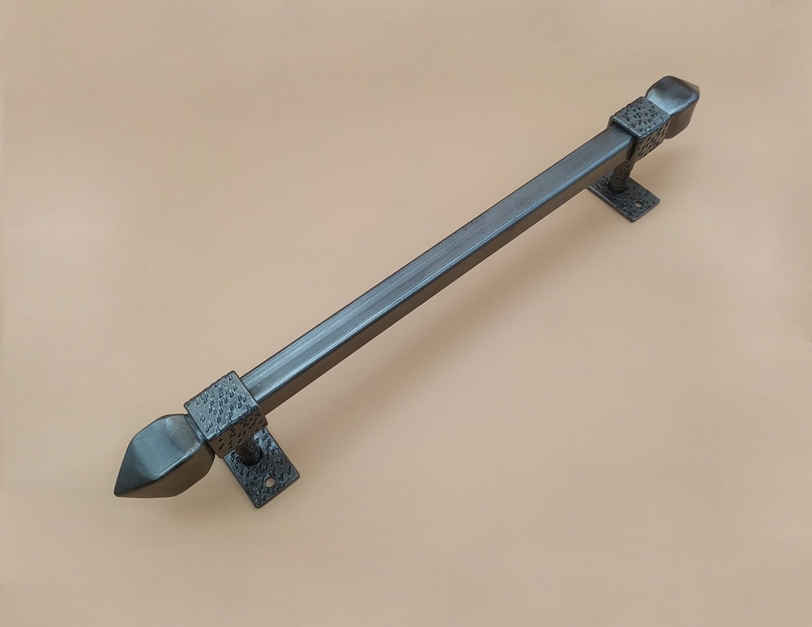 Massive hand-forged rustic farmhouse barn door pulls, meticulously craft... - $31.00