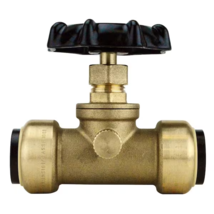 Tectite 3/4 in. Brass Push-To-Connect Fitting Stop Valve with Drain - FS... - £15.25 GBP