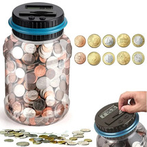 Electronic Piggy Bank Counter Coin Digital LCD Counting Coin Money - £13.73 GBP