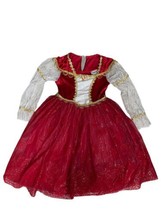 Disney World Parks Red BELLE Deluxe Costume Dress Small 6-6x - £47.29 GBP