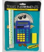 Vintage 1987 Texas Instruments School Kit For Students TI-1105 Calculator  - $19.95