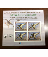 US Federal Duck Stamps #RW85B - 85th Anniversary Sheet Of 4 2018 Mallard... - $4,086.47 MXN
