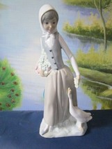 Lladro - Nao Figurines Lladro 11&quot; Girl With SHEEP- Nao Girl With Duck 9&quot; Pick 1 - £44.30 GBP+
