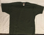 NWOT&#39;s  Fruit of the Loom Lof- Teez OD Olive Drab Green Short Sleeve Shi... - £10.90 GBP