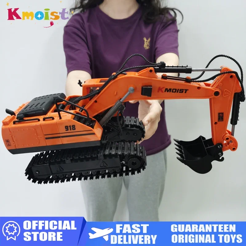 Kmoist 1:20 RC Car 11CH 2.4Ghz Remote Controlled Excavator Engineering Vehicle - £35.93 GBP+
