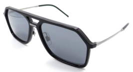 Dolce &amp; Gabbana Sunglasses DG 6196 501/6G 59-16-145 Black / Lt Grey Mirror Black - £274.12 GBP