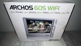 Archos 605 WiFi Silver 30GB Digital Media MP3 WMA Player Brand New/Unsealed - $189.99