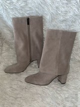 Vince Camuto Ceelah Dune Oil Suede Microsuede Heeled Boots Sz 8 New - £141.47 GBP