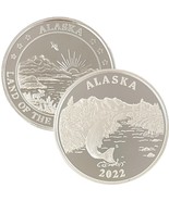 Alaska Mint Sports Fishing 2024 Silver Medallion Proof  .999 Silver 1 Oz - $2,335.83 MXN