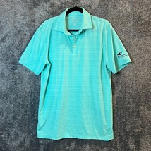 Southern Tide Polo Shirt Mens Large Blue Striped brrr Cool Performance Summer - £11.63 GBP