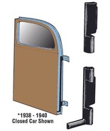 1937-40 Ford Convertible Door Hinge Seals - Pair - $85.00